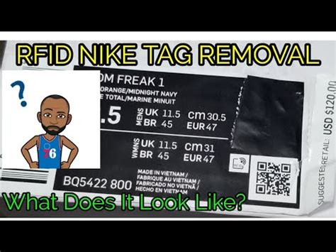 rfid chip nike buckle|Nike QR Tag Live Removal: RFID Revealed .